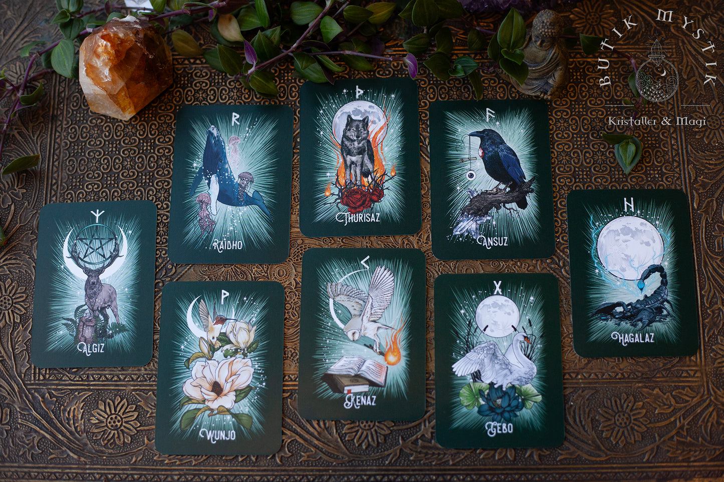 The Witch's Familiar Runic Oracle