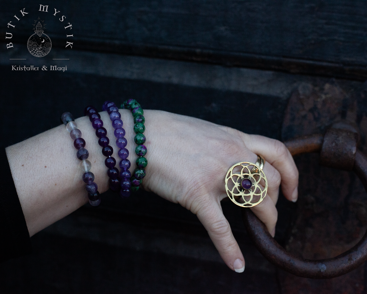 Armband - Rubinzoisit 8mm