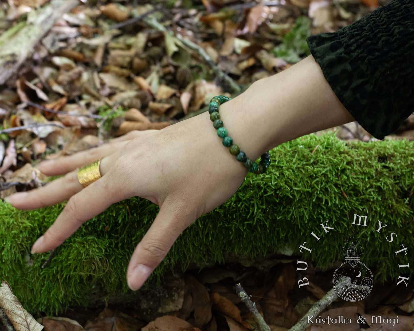Armband i kristall - Afrikansk Turkos