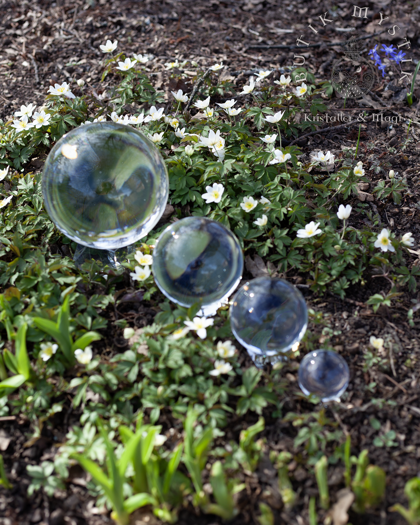 Kristallkula i glas