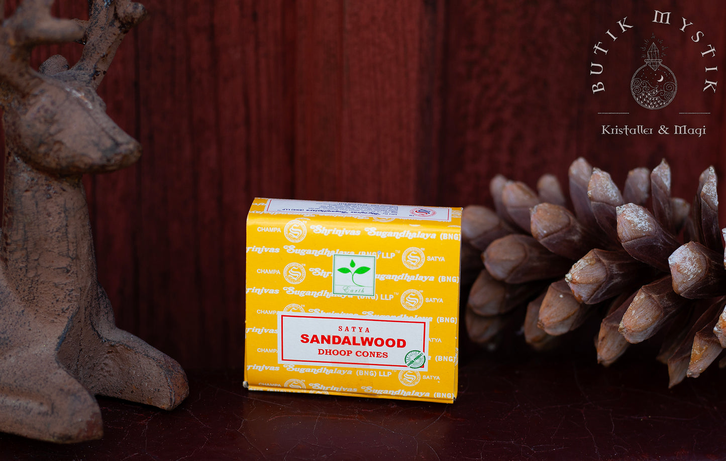 Satya rökelsekoner - Sandal Dhoop cones