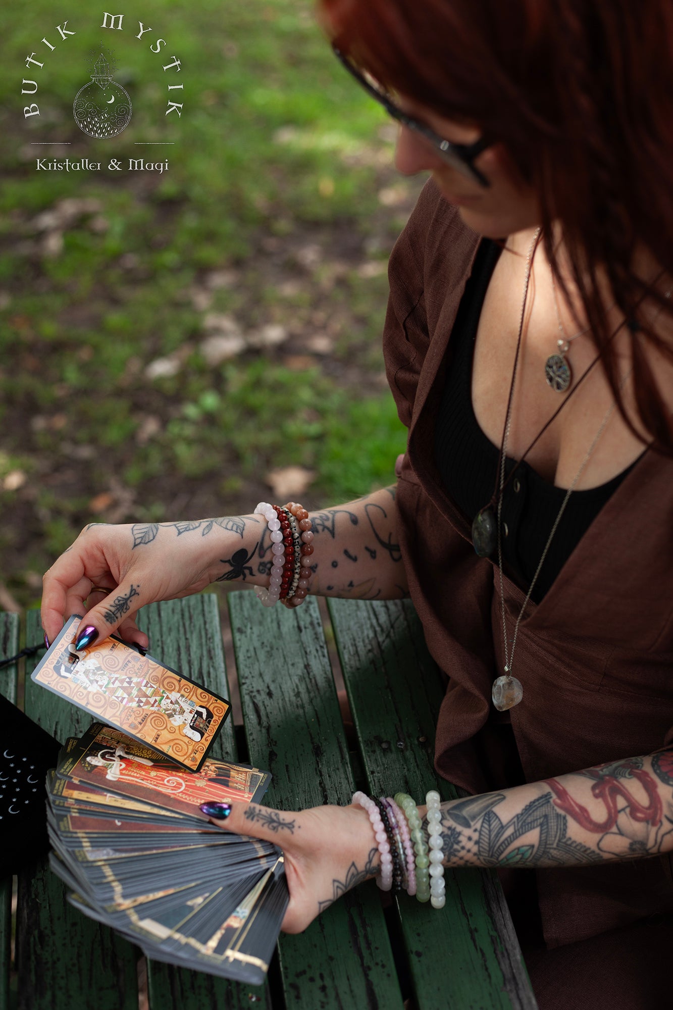 Golden tarot of Klimt