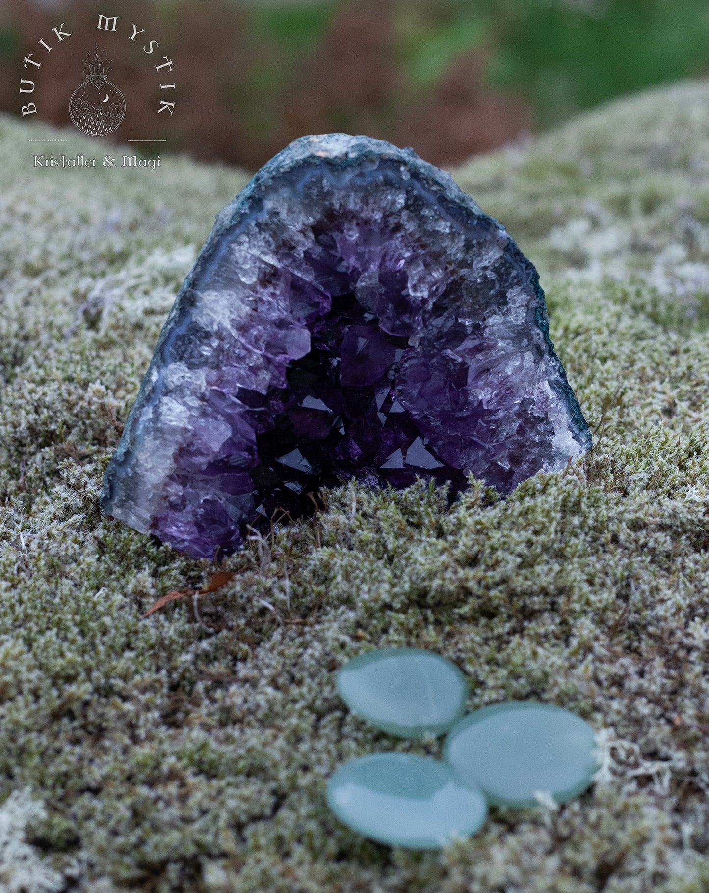 Grön aventurin - tumsten * touch stone