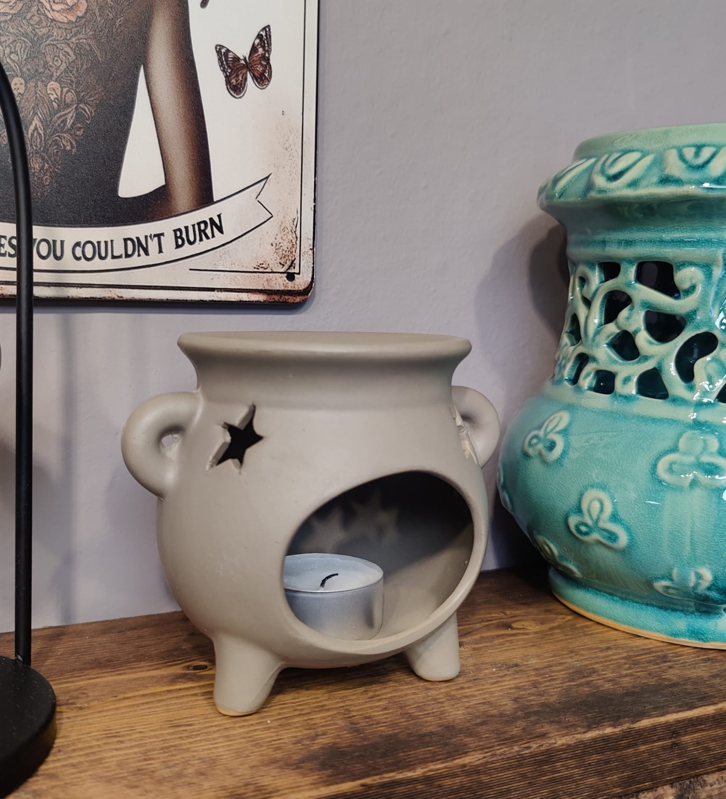 Keramisk aroma lampa - Beige