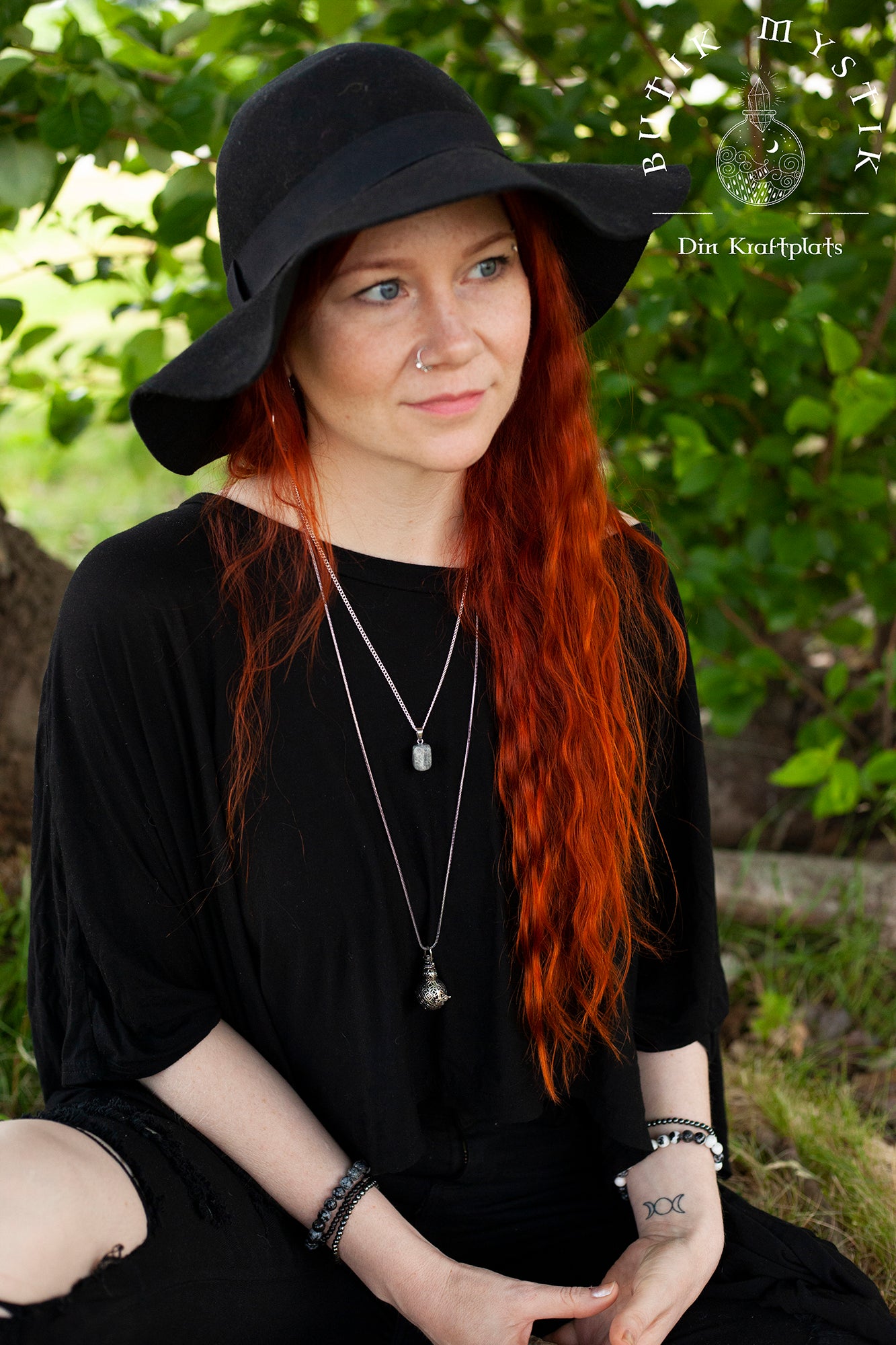 Halsband i silver - Graviditetssmycke / Änglasmycke / Älvsmycke