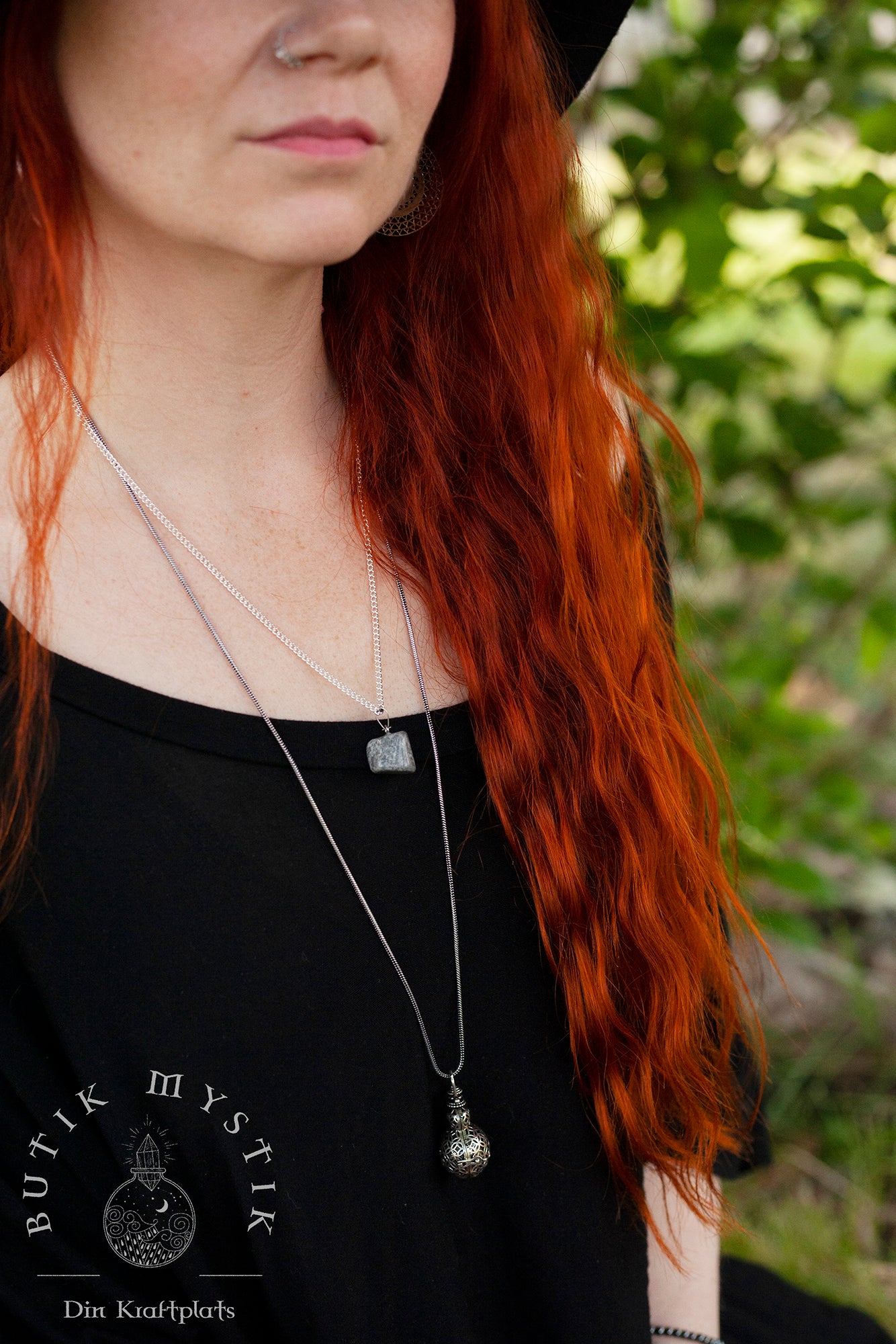 Halsband i silver - Graviditetssmycke / Änglasmycke / Älvsmycke