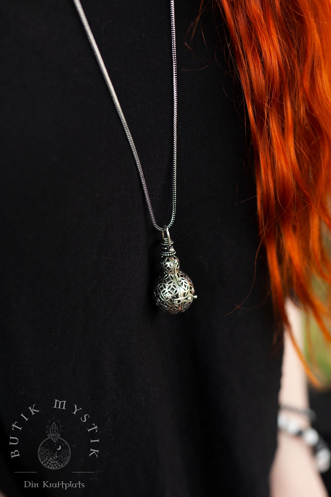 Halsband i silver - Graviditetssmycke / Änglasmycke / Älvsmycke