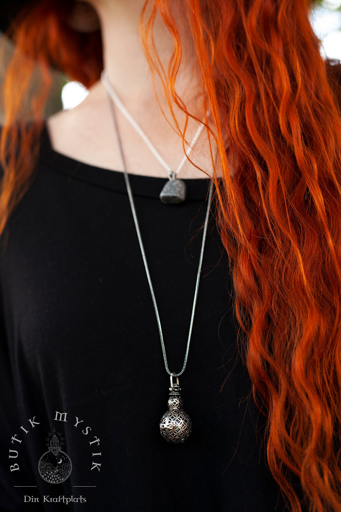 Halsband i silver - Graviditetssmycke / Änglasmycke / Älvsmycke