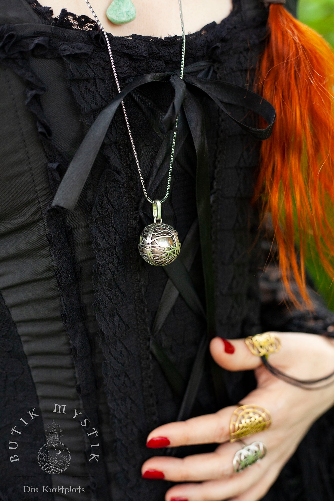 Halsband i silver - Graviditetssmycke / Änglasmycke / Älvsmycke