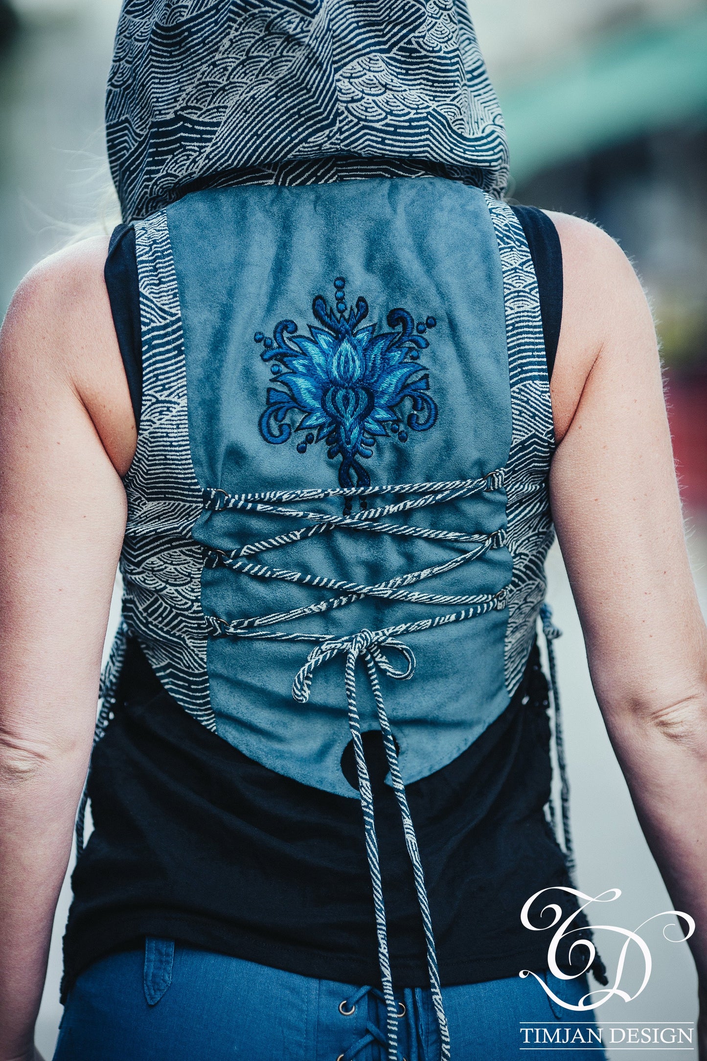LOTUS HOODIE VEST - Many colors