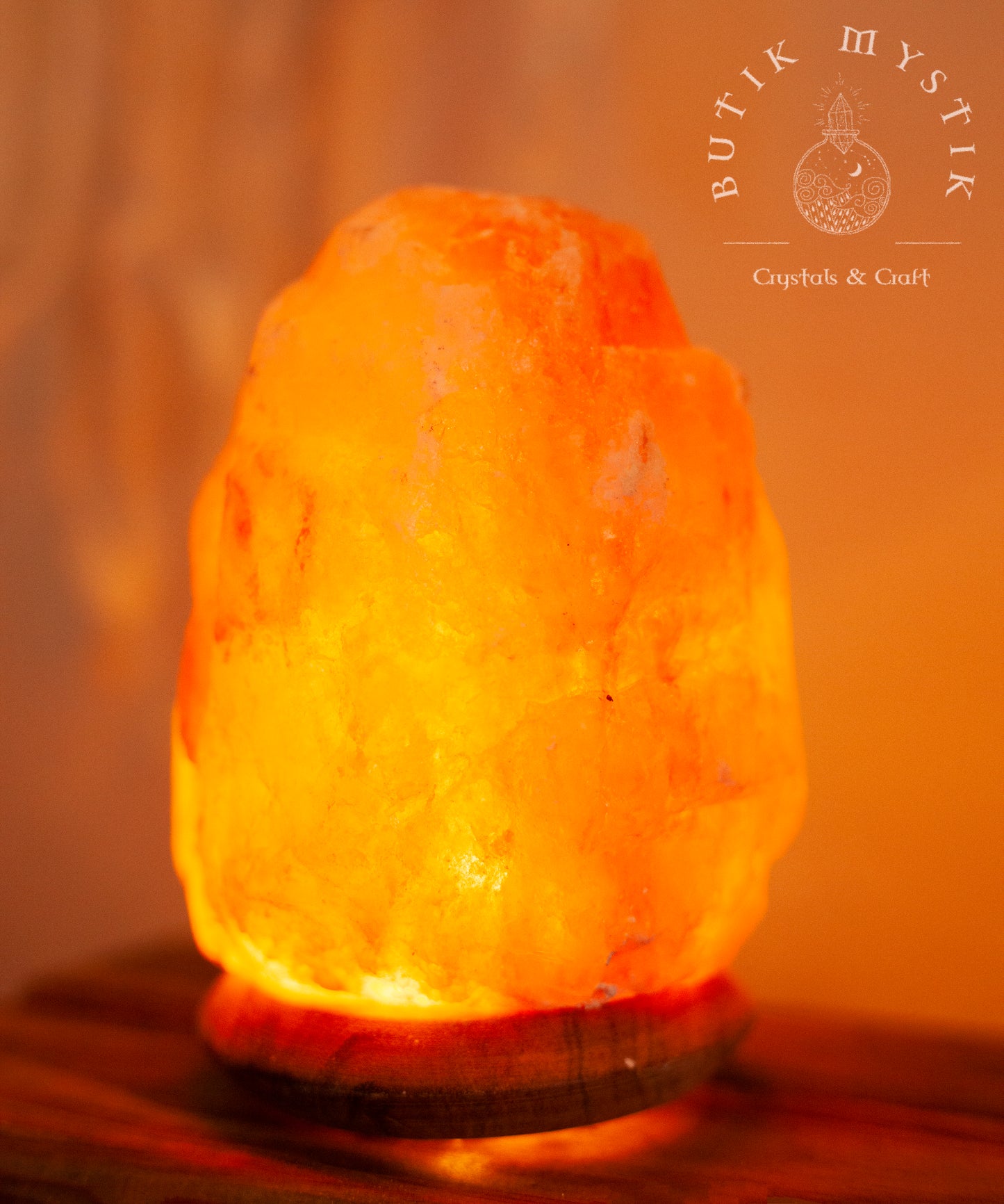 Himalaya Saltlampa - liten med USB-kontakt