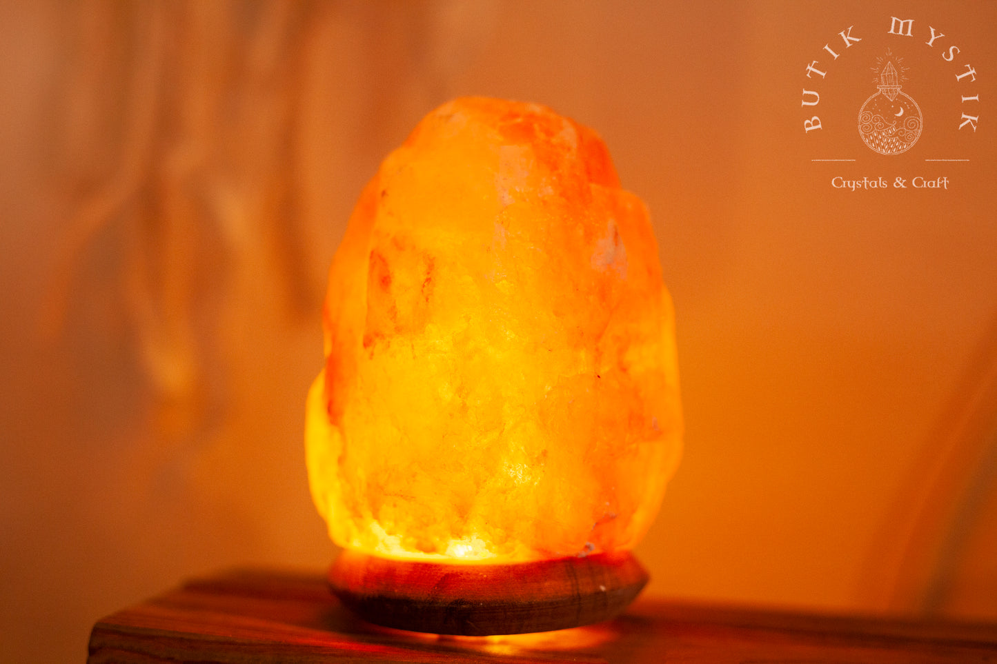 Himalaya Saltlampa - liten med USB-kontakt