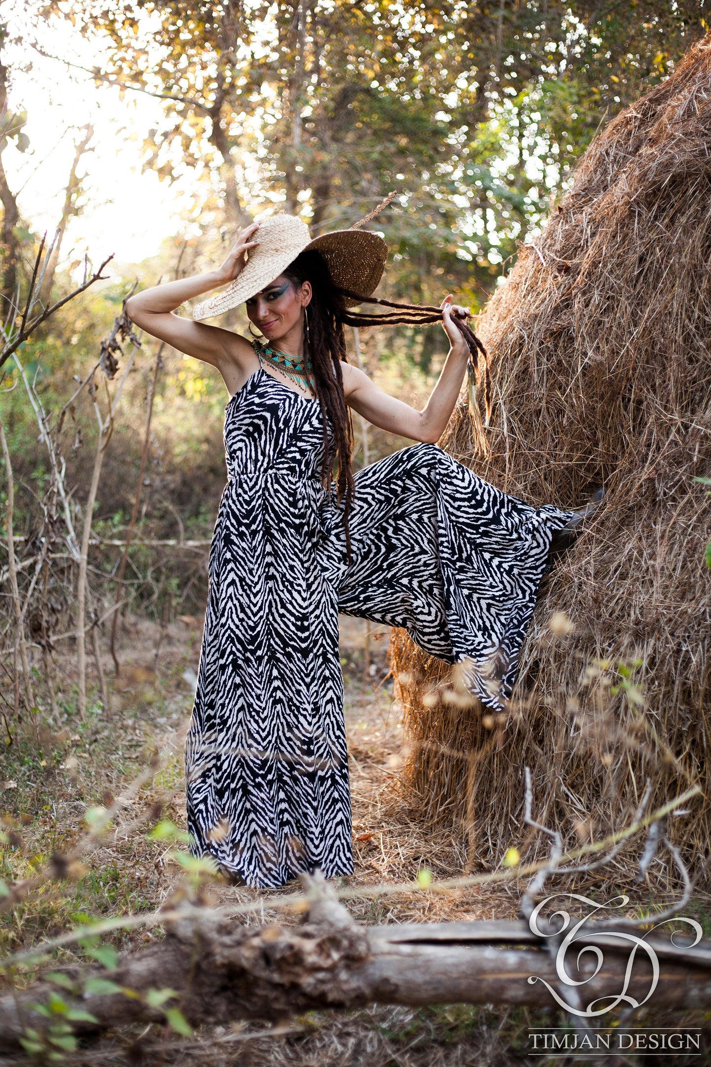 DIXIE BOHO JUMPSUIT - Many prints