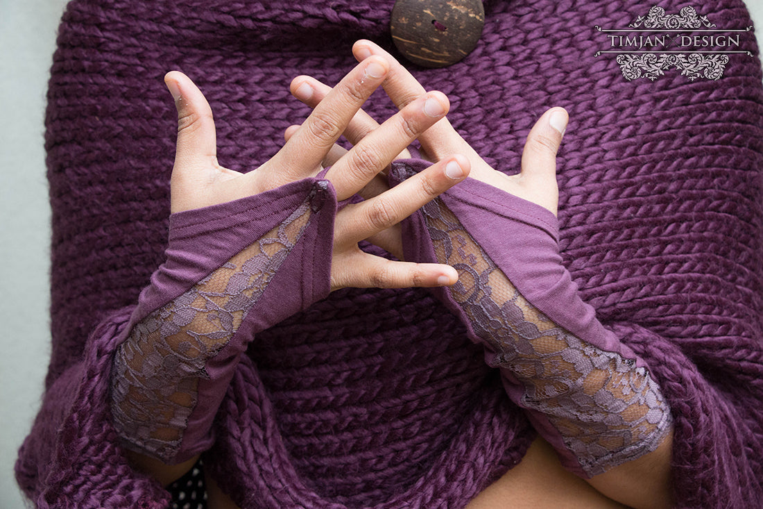 ORGANIC LACE CUFFS - Many colors