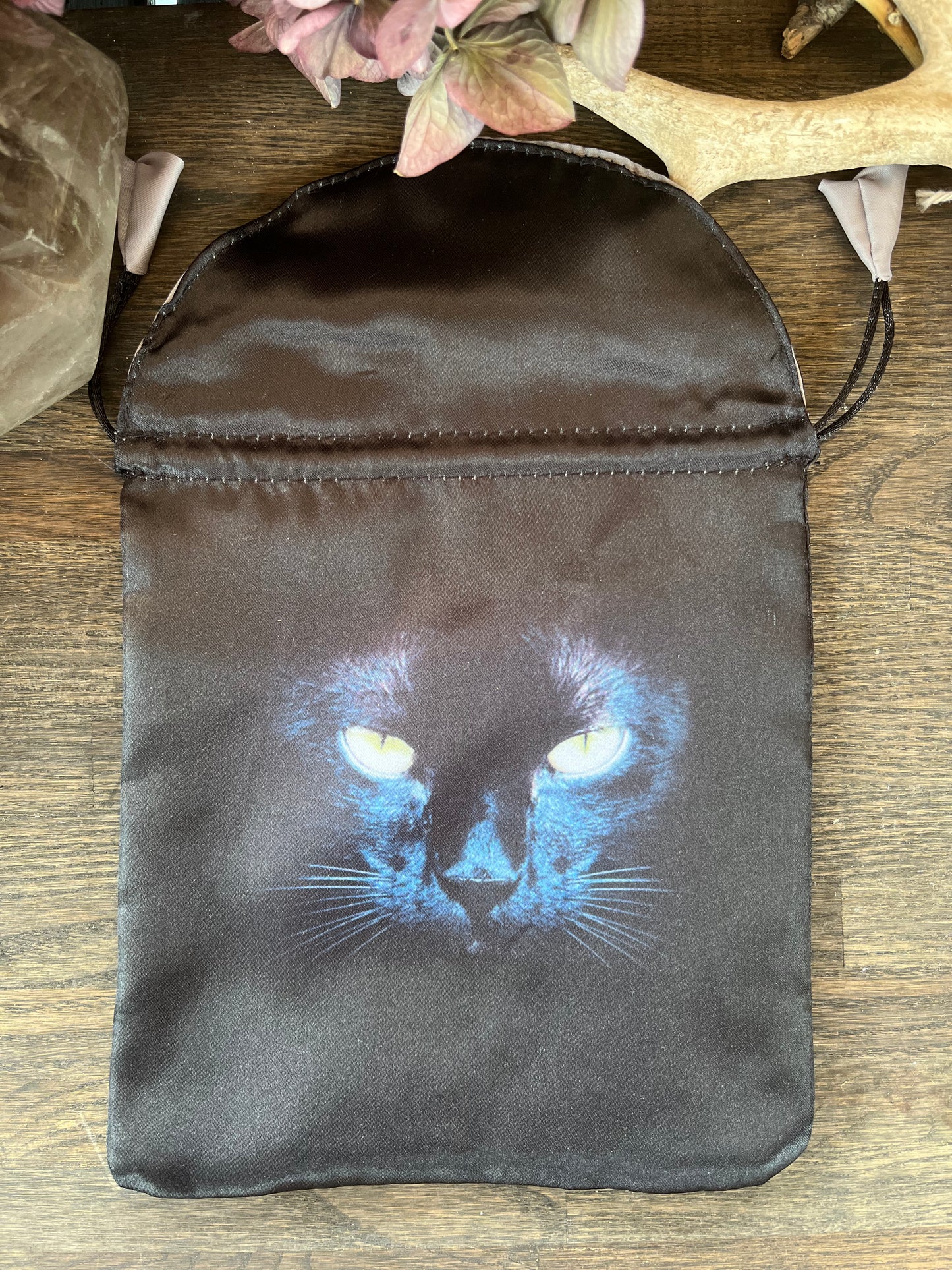 Tarotkortspåse - svart katt