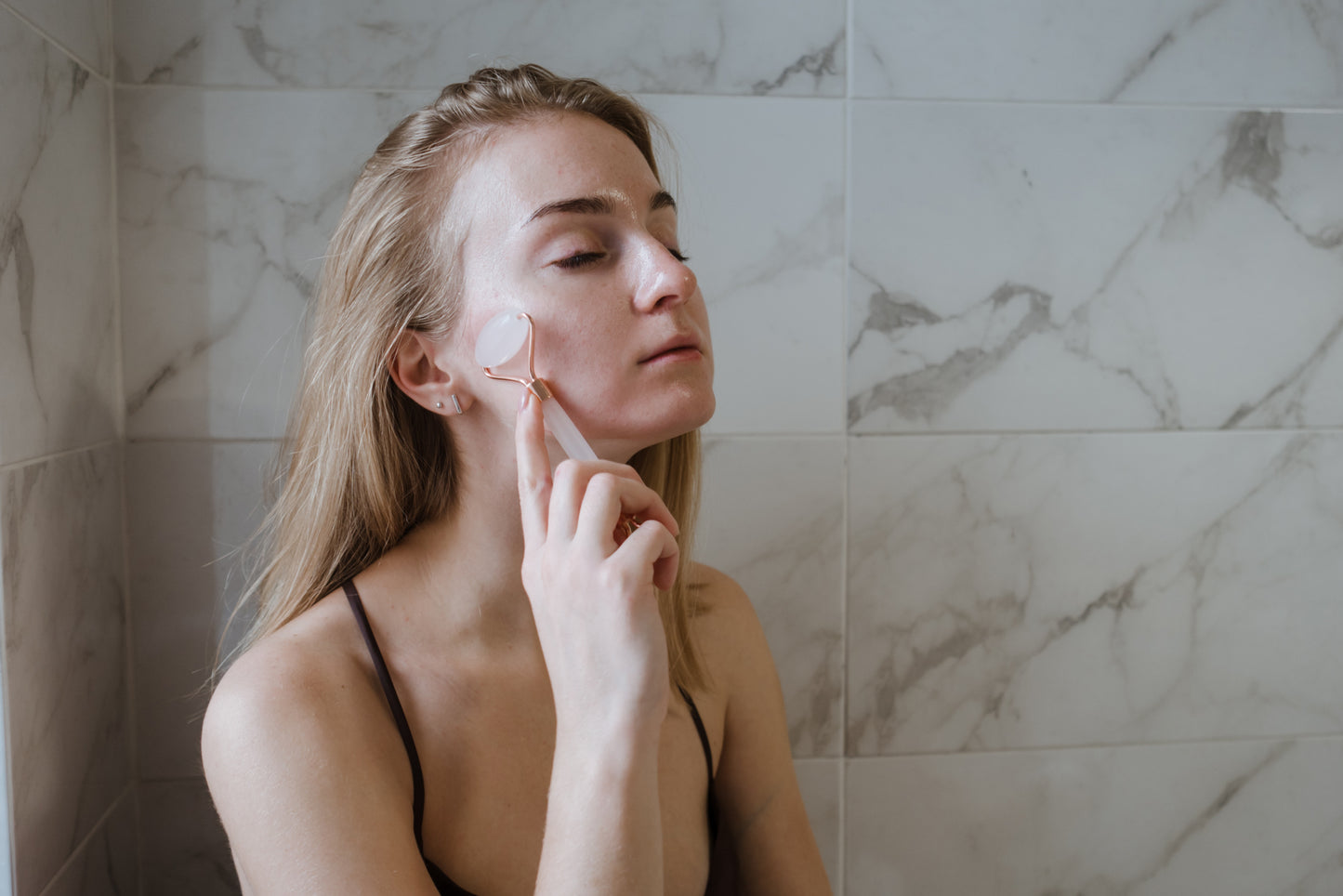 Gua Sha sten - Rosenkvarts