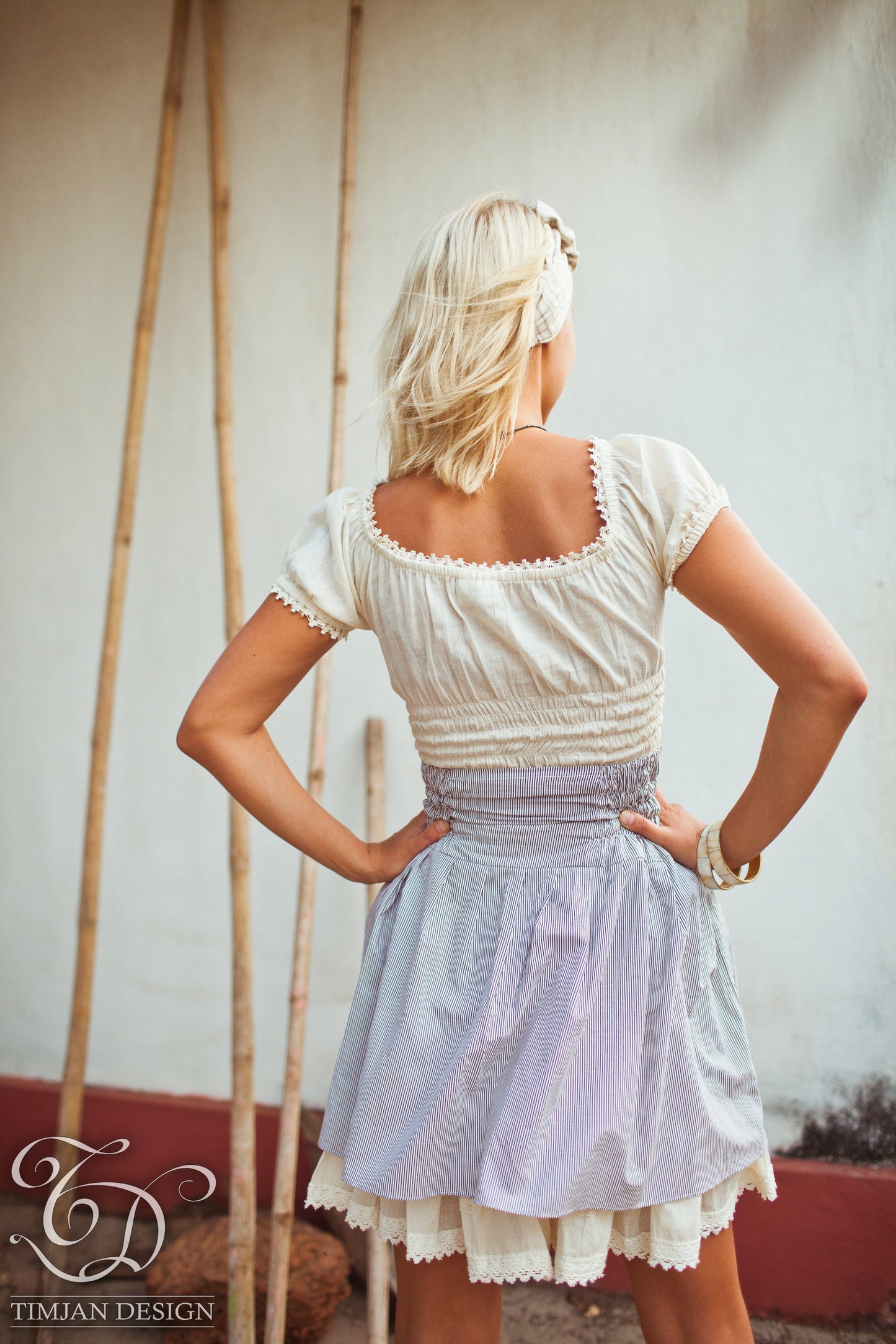 PETTICOAT SLIP SKIRT - Off white