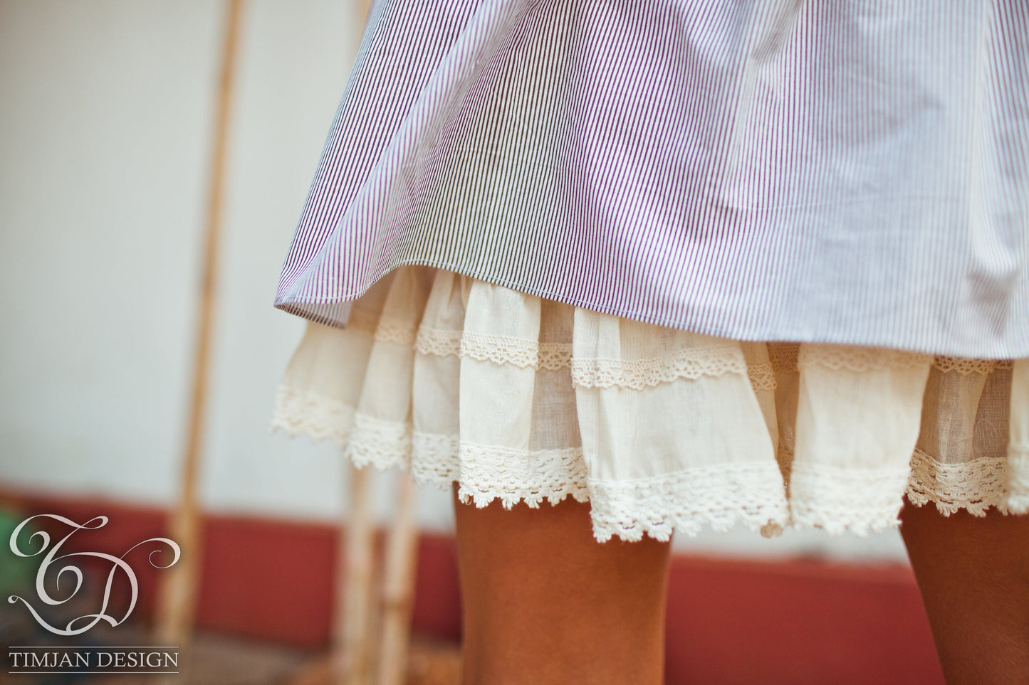 PETTICOAT SLIP SKIRT - Off white