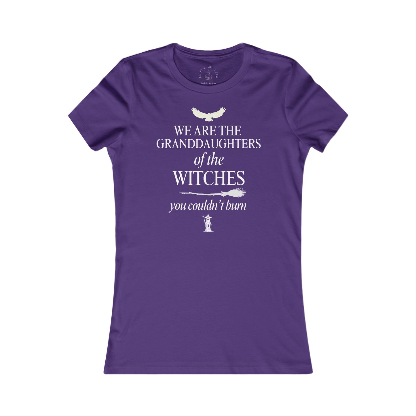 T-shirt i bomull - We are the granddaughters of the witches you couldn’t burn