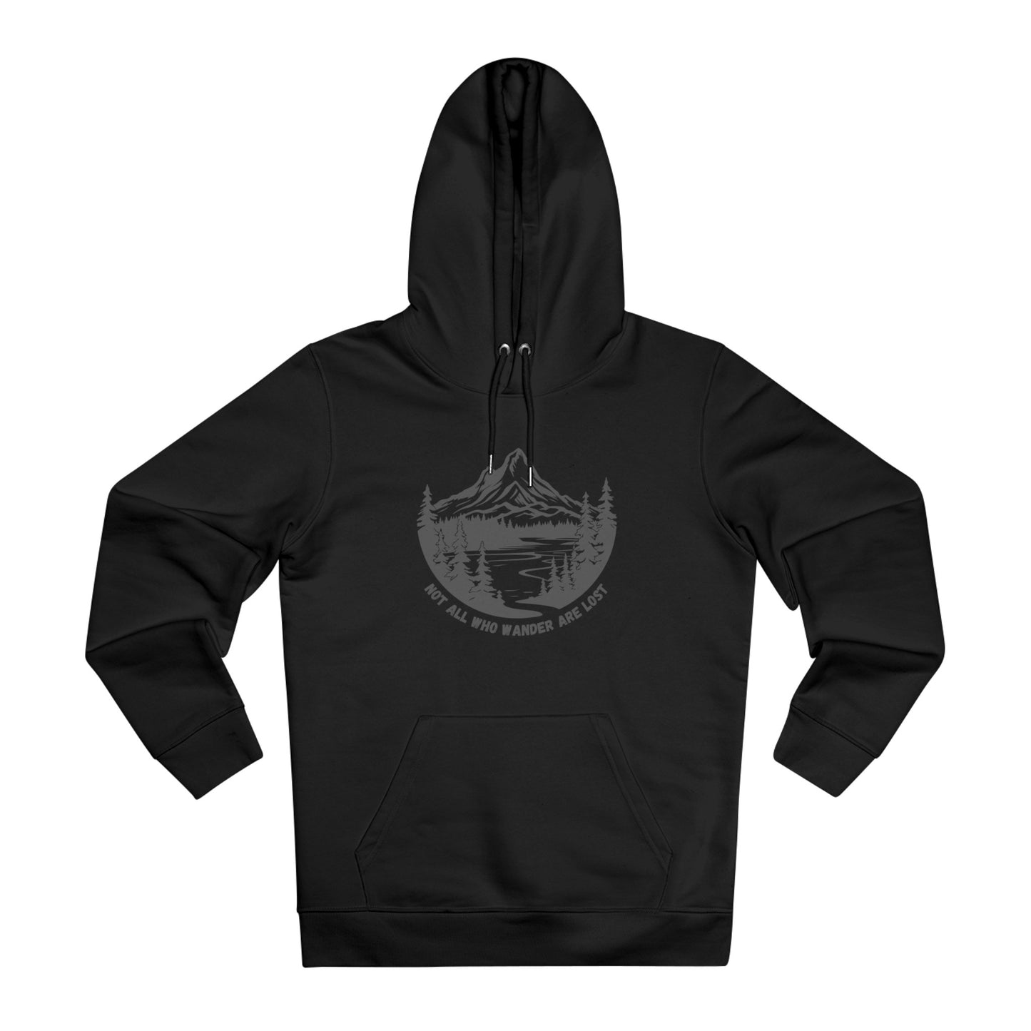 Unisex Luvtröja Hoodie - Not all who wanders are lost