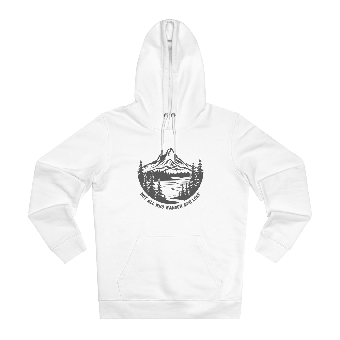 Unisex Luvtröja Hoodie - Not all who wanders are lost