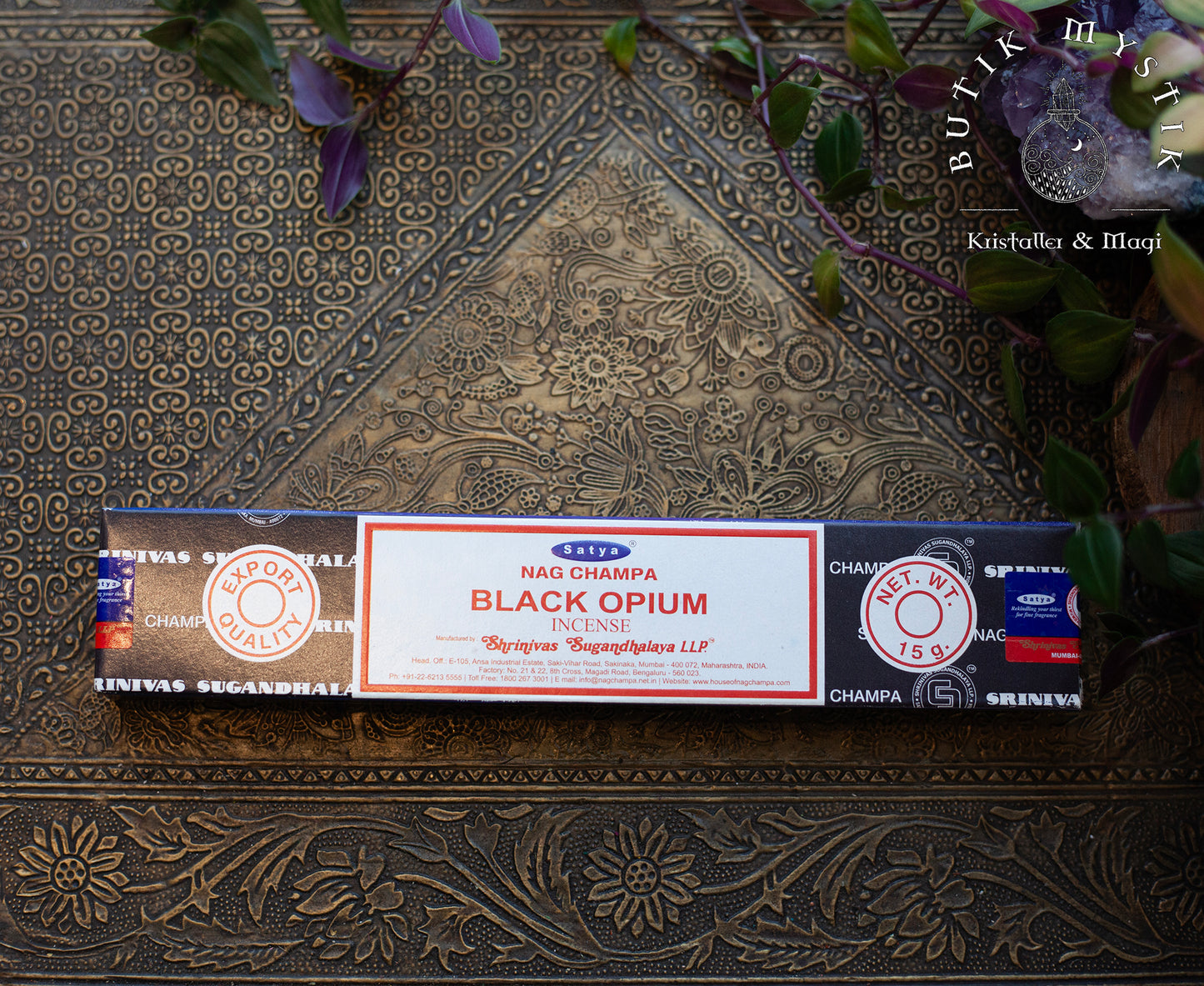 Satya rökelse - Black Opium