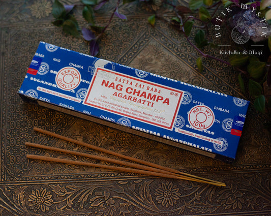 Satya rökelse - Nag Champa Storpack 100g