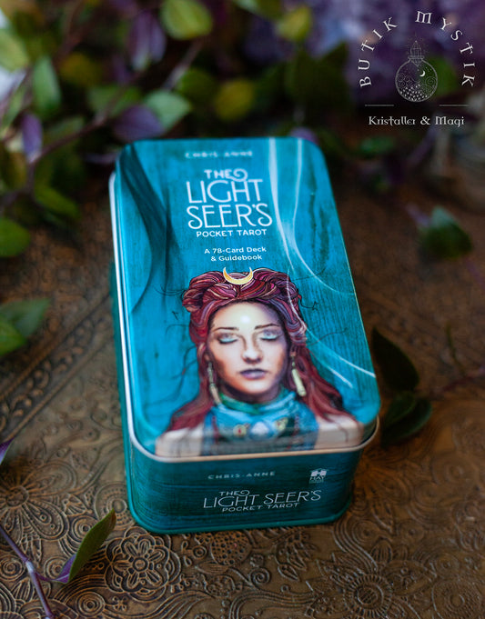 Light Seer's mini-tarot i plåtask