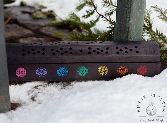 Rökelsehållare - Svart chakra