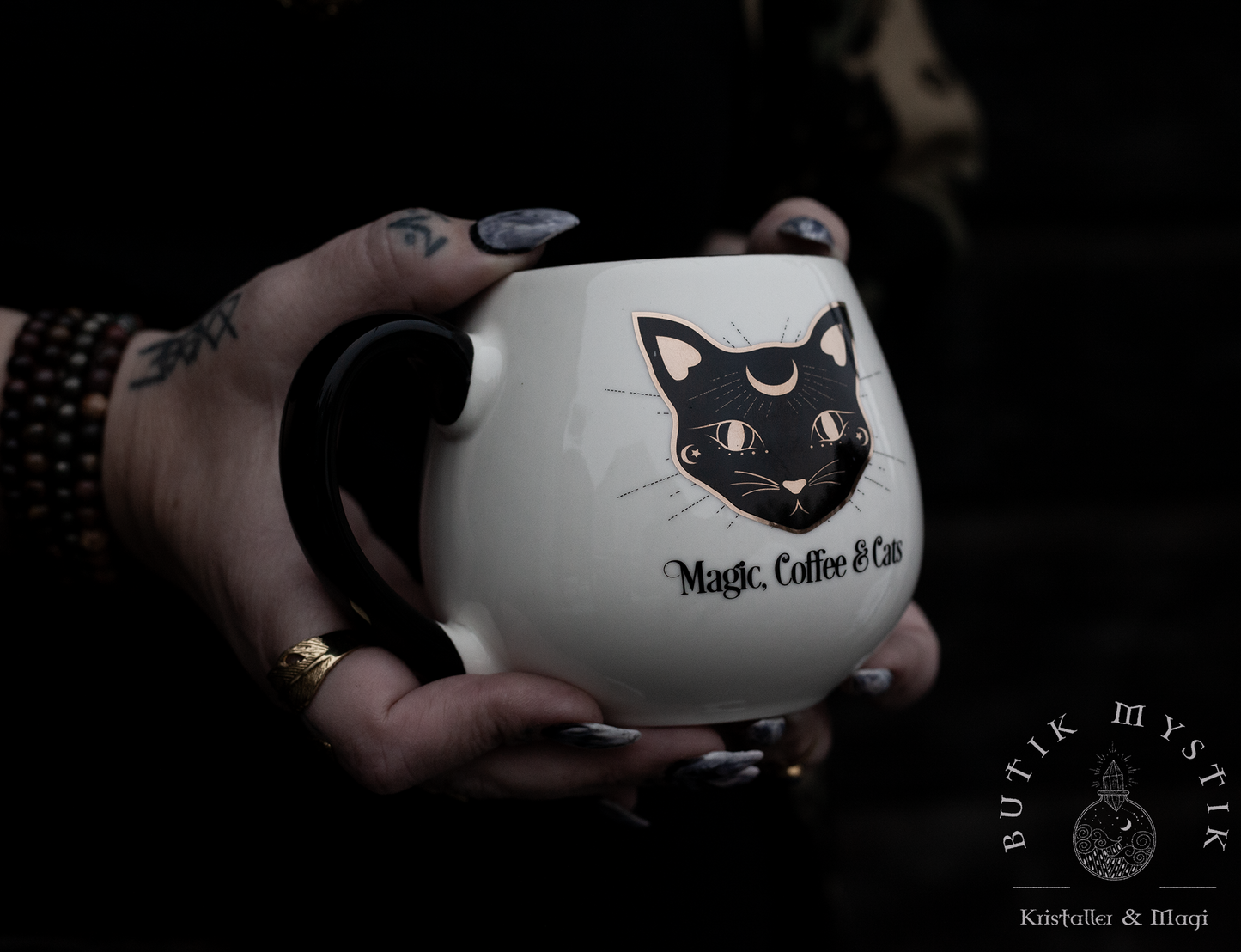 Mugg - Magic, coffee and cats