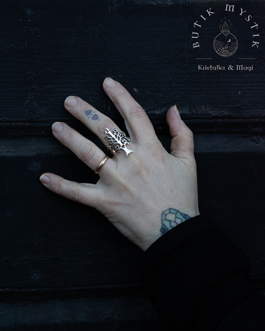Ring i silver - Träd