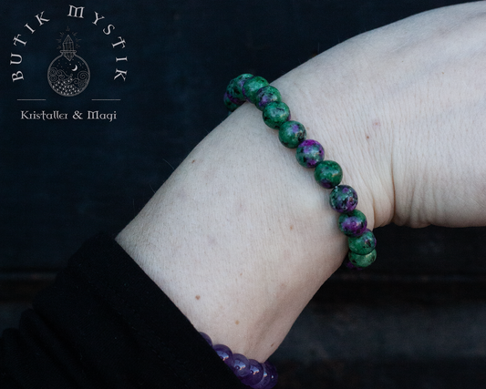 Armband - Rubinzoisit 8mm