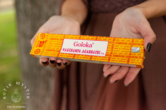 Goloka Nag Champa Agarbathi - rökelse ( satya)