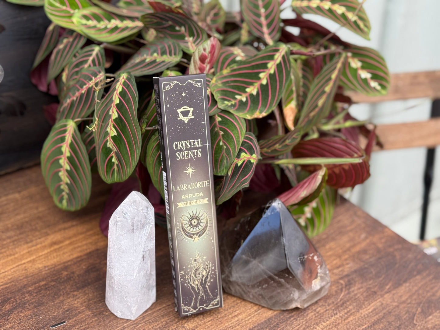 Crystal scents - Arruda - Labradorite - Smudge kit