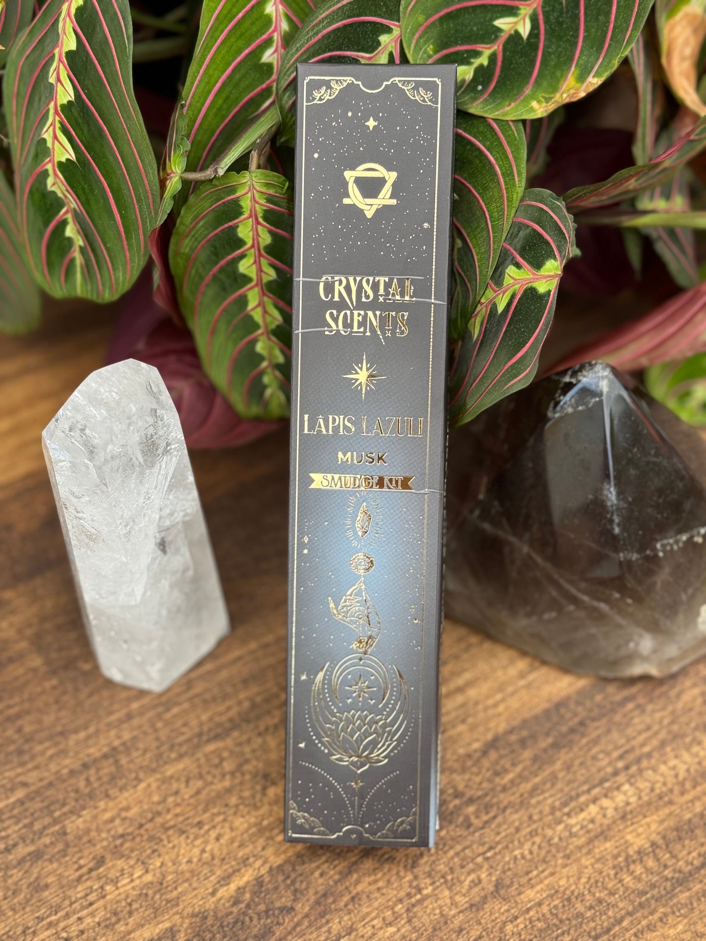 Crystal scents - Musk - Lapis Lazuli - Smudge kit