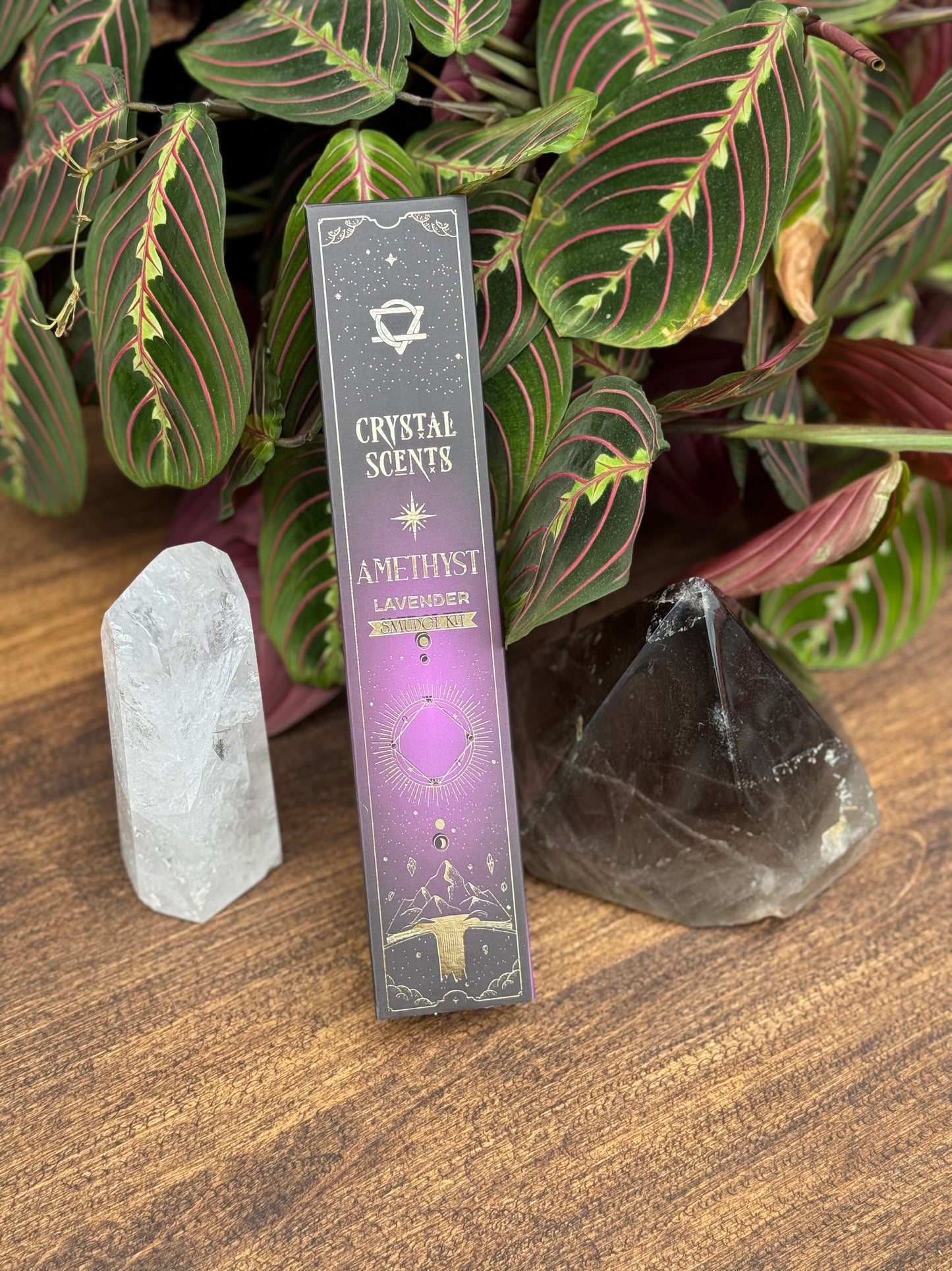 Crystal scents - Lavender - Amethyst - Smudge kit