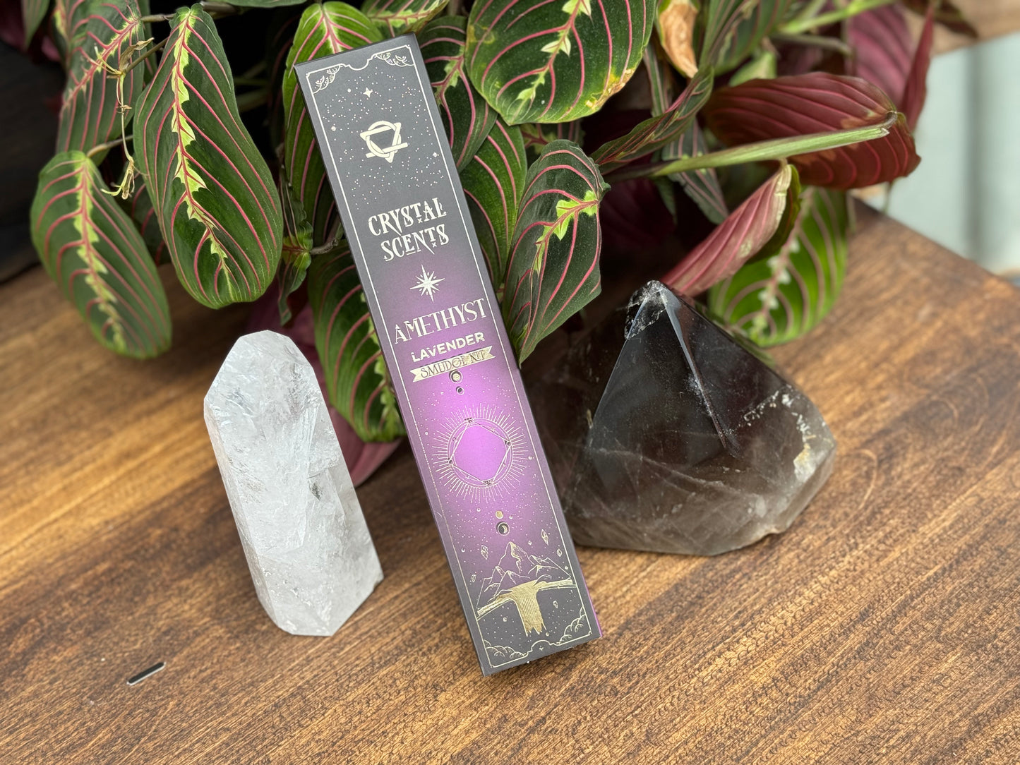 Crystal scents - Lavender - Amethyst - Smudge kit