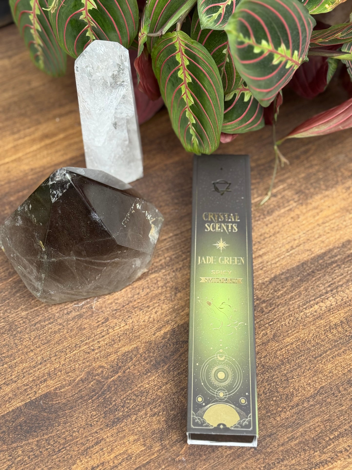 Crystal scents - Spicy - Jade green - Smudge kit