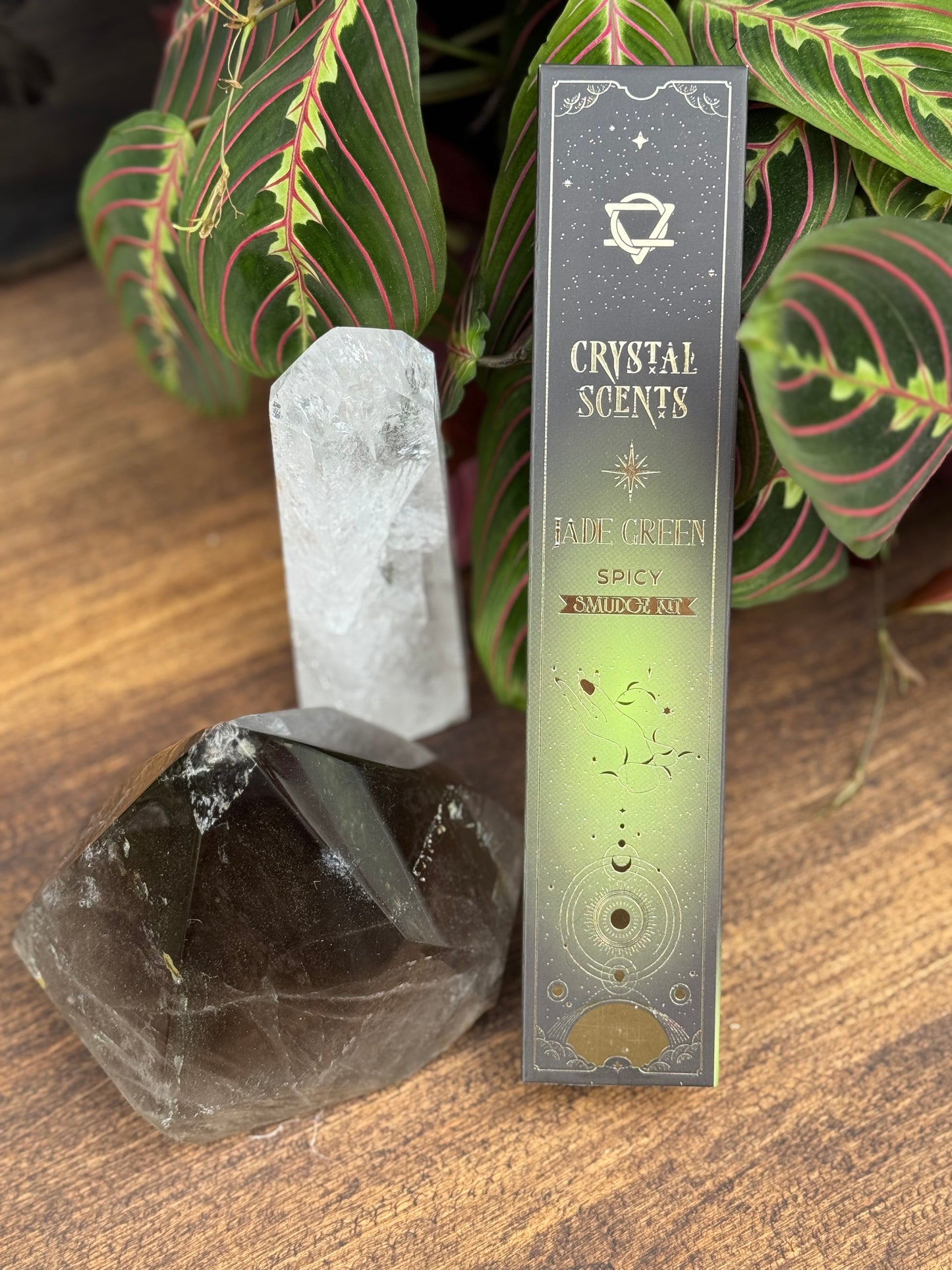 Crystal scents - Spicy - Jade green - Smudge kit