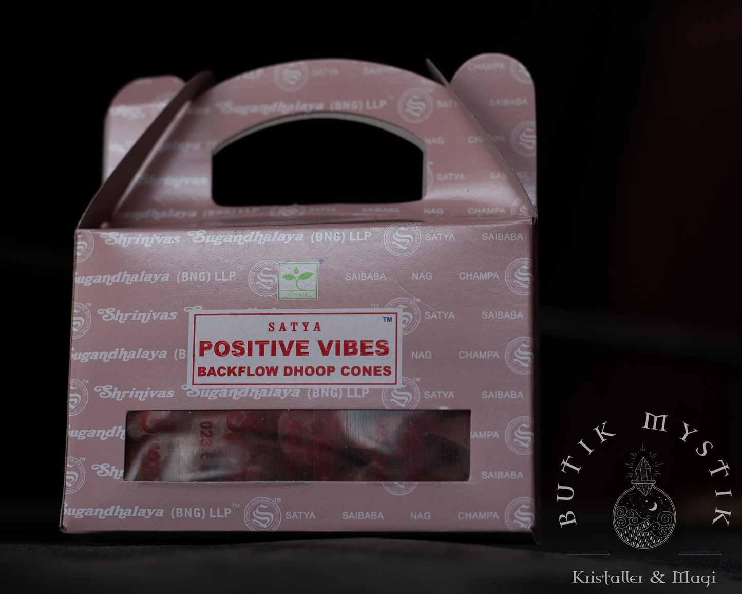 Backflow rökelsekoner - Positive vibes
