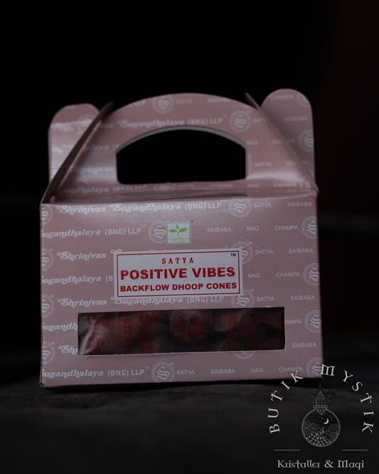 Backflow rökelsekoner - Positive vibes
