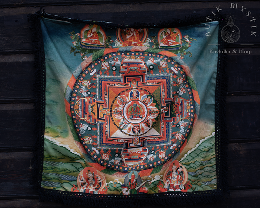 Altar Duk - Tibetansk thangka-mandala