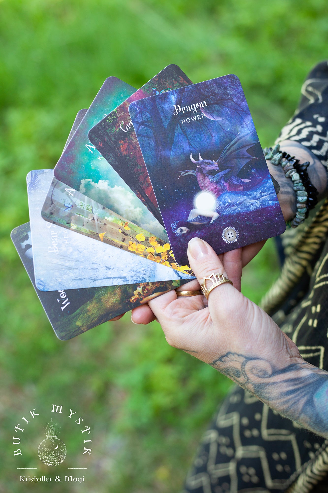 The Sacred forest oracle cards