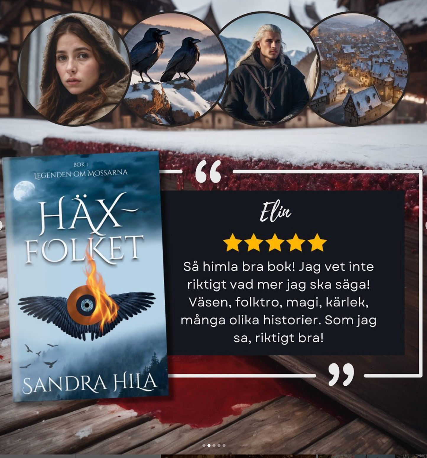 Häxfolket - Sandra Hila - Svensk inbunden bok