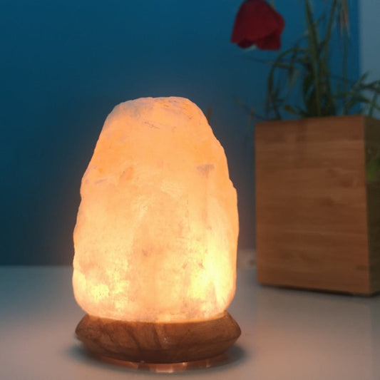 Himalaya Saltlampa - liten med USB-kontakt