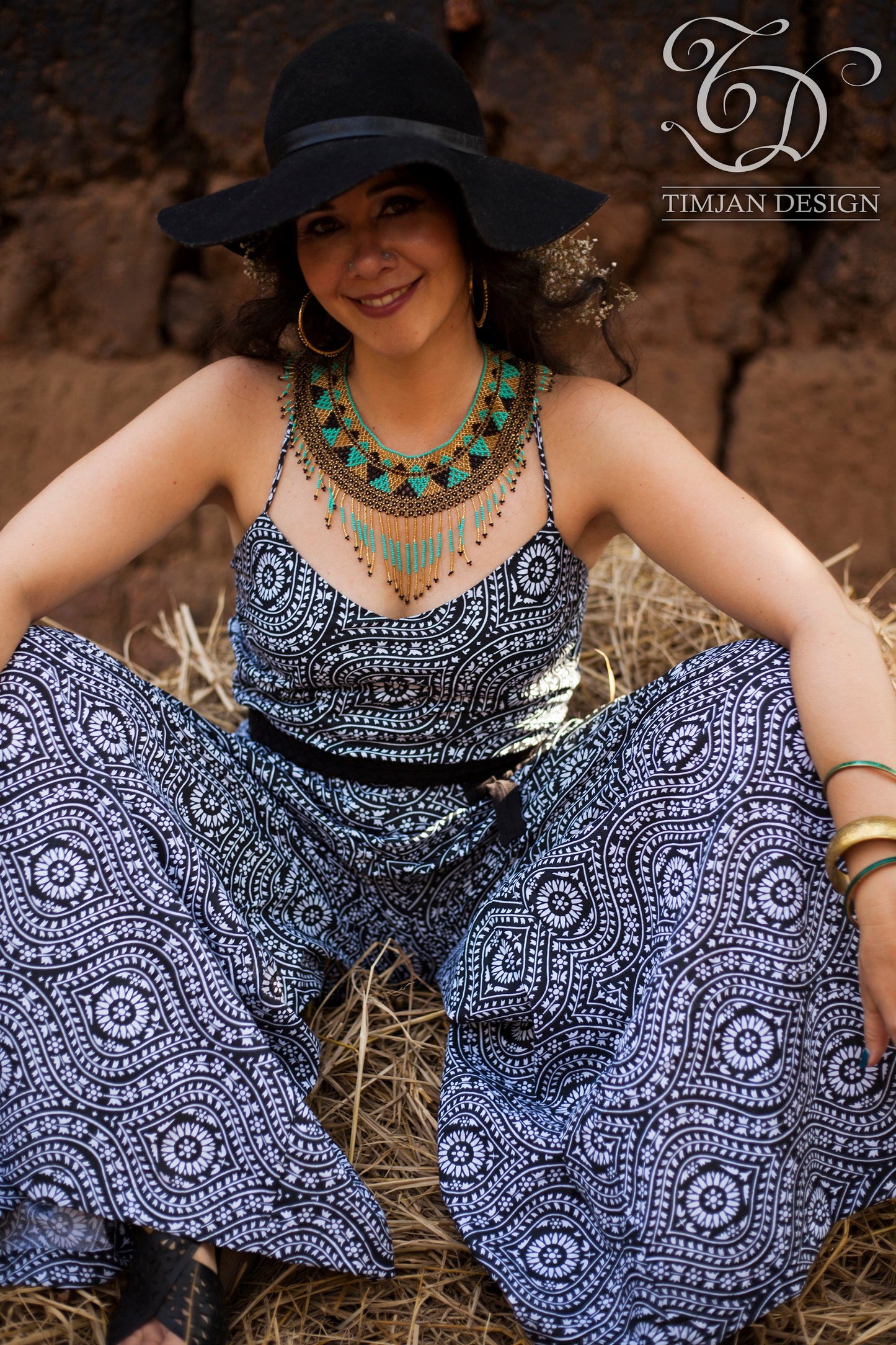 DIXIE BOHO JUMPSUIT - Many prints