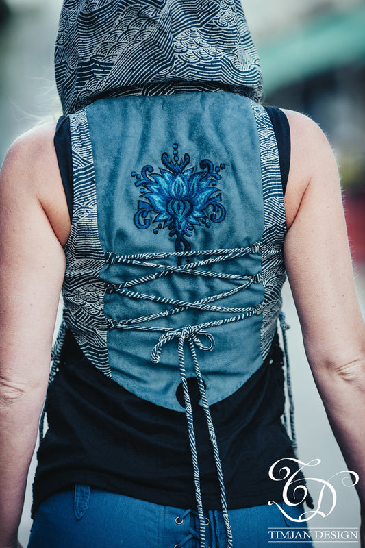 LOTUS HOODIE VEST - Many colors