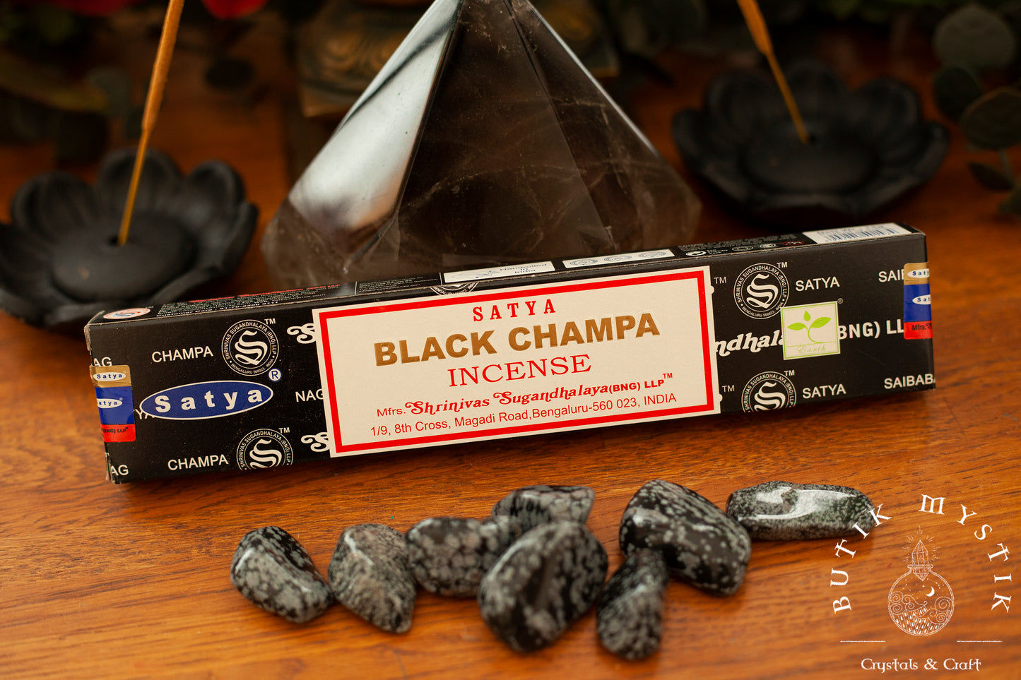 Satya rökelse - Black champa