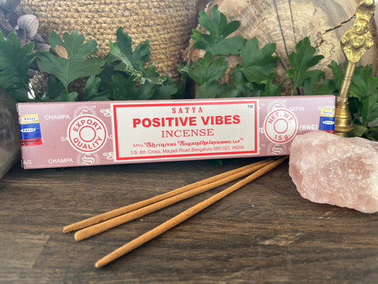 Satya rökelse- Positive vibes